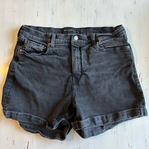 Banana Republic Black Denim Shorts‎